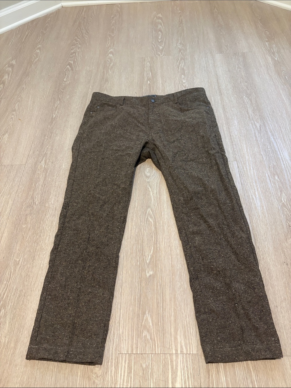 Paisley & Gray Men's Dark Brown Slim fit Pants